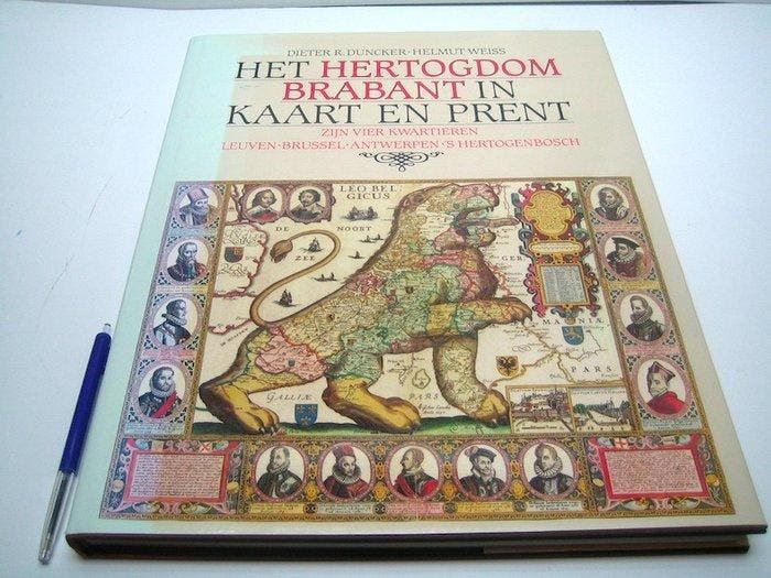 Nederland - Brabant (NL/BE) + Noord-Brabant; De Jode,, Boeken, Atlassen en Landkaarten