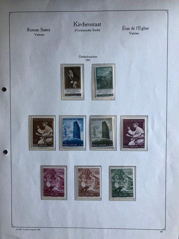 Vaticaanstad 1965/2006 - Volledige, postfrisse verzameling