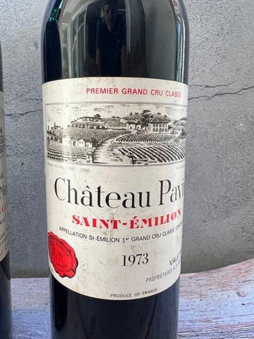 1973 Château Pavie, 1970 x2 Château Troplong Mondot -, Verzamelen, Wijnen, Nieuw