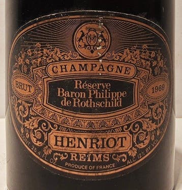 1969 Henriot, Réserve Baron Philippe de Rothschild -, Verzamelen, Nieuw