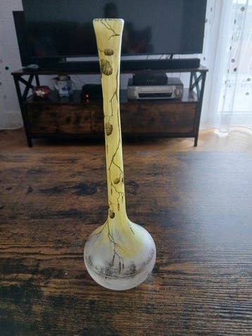 Daum - Vase - Verre - Art Nouveau