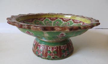 offerschaal - Keramiek - Thailand - Bencharong 1830