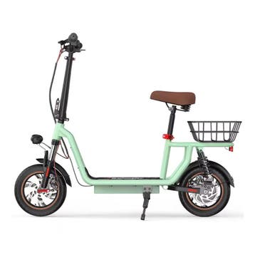 i12 Elektrische Scooter - Vouwbaar - 500W - 7,5Ah - Groen, Verzenden, Nieuw, IScooter