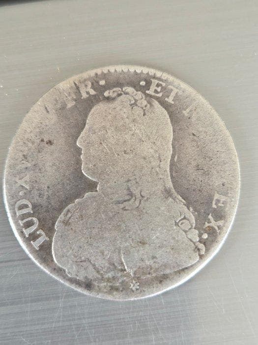 Frankrijk. Louis XV (1715-1774). 1/2 Écu 1736-C, Caen, Timbres & Monnaies, Monnaies | Europe | Monnaies non-euro