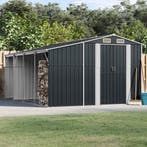 vidaXL Tuinschuur 277x365,5x179 cm gegalvaniseerd staal, Verzenden, Nieuw