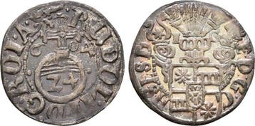 1/24 taler, daalder 1604 Schleswig Holstein Schauenburg:..., Verzenden, België