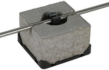 Dehn Dakconditioner Houder Voor Plat Dak Met Blok - 253015, Verzenden