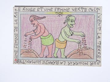 Frédéric Bruly-Bouabré (1923-2014) - Working