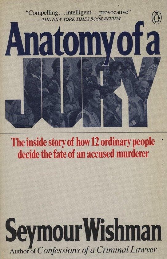 Anatomy of a Jury 9780140098518 Seymour Wishman, Boeken, Taal | Engels, Gelezen, Verzenden