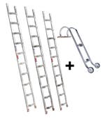 Altrex dakladderset met nokhaak 9m, Doe-het-zelf en Bouw, Ophalen of Verzenden, Nieuw, Ladder, 4 meter of meer