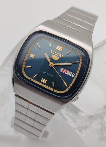 Seiko - Seiko 5 Automatic - TV Case - Gradient Blue - Sans