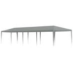 vidaXL Partytent Lichtgrijs 1200 x 300 x 255 cm PE en staal, Verzenden, Nieuw