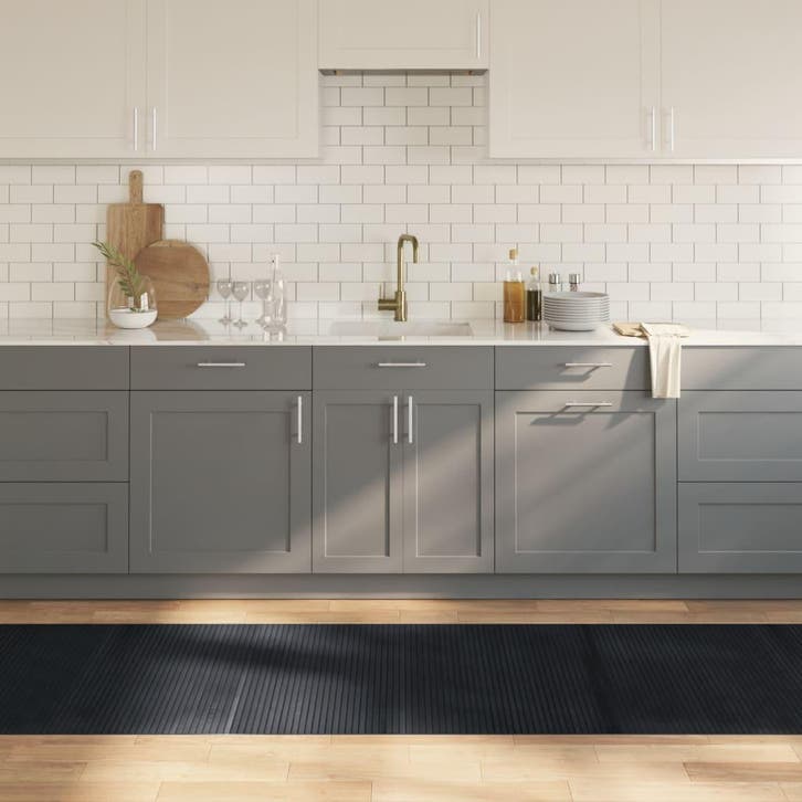 vidaXL Vloerkleed rechthoekig 80x400 cm bamboe zwart, Huis en Inrichting, Stoffering | Tapijten en Vloerkleden, Nieuw, Verzenden