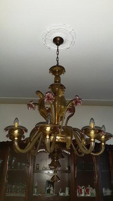 Lustre - Verre de Murano, Antiek en Kunst, Antiek | Verlichting
