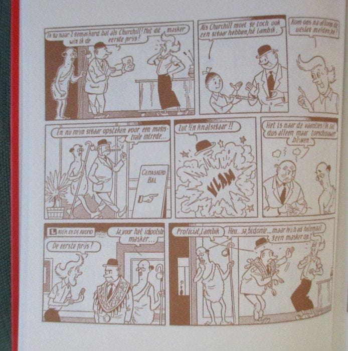 Willy Vandersteen - 1 cliche/drukplaat - Lambik - de grappen, Livres, BD
