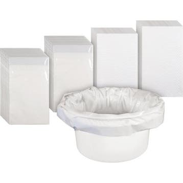 Toiletemmerzakken met Absorberende Pads – 50 Stuks Wegwerp Z, Verzenden, Nieuw