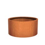Cortenstaal plantenbak Ø120x60cm - Met bodem, Tuin en Terras, 100 cm of meer, Rond, Nieuw, Metaal