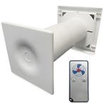 Compacte WTW ventilator HRV125P met warmtewisselaar, Verzenden, Nieuw