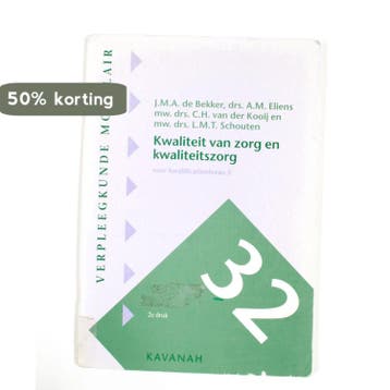 Kwaliteit van zorg en kwaliteitszorg / Verpleegkunde, Boeken, Verzenden, Gelezen