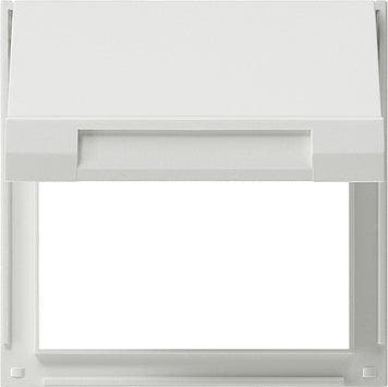 Cadre dadaptation Gira avec couvercle TX44 blanc pur -, Verzenden