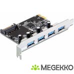 Delock 89297 4xUSB3.0  PCI-E kaart, Verzenden