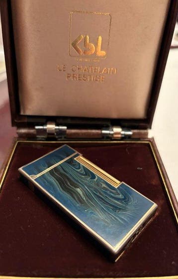 Le Chatelain Prestige - Zakaansteker - Verguld, Emaille, Nieuw
