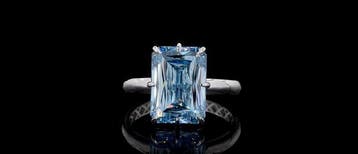 Ring - 14 karaat Witgoud - 7.03ct. tw. Diamant (Lab-grown), Nieuw