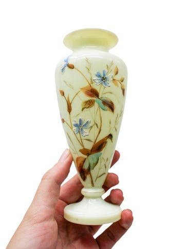 Théodore LEGRAS - Vaas - Uraniumglas - Vaas Art Nouveau