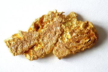 Goud Natif, Nugget uit Suriname of Frans-Guyana 11,482 gram-