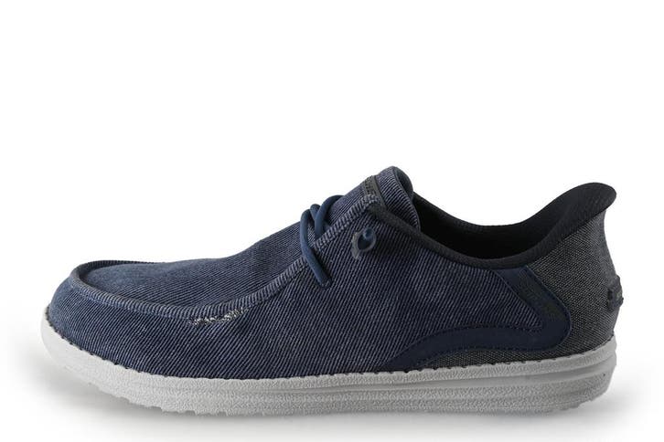 Skechers Instappers in maat 43 Blauw, Kleding | Heren, Schoenen, Blauw, Zo goed als nieuw, Overige typen, Verzenden
