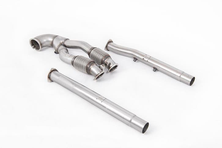 Downpipe met grote boring en de-cat V2 Design betere perform, Auto-onderdelen, Uitlaatsystemen, Nieuw, Verzenden