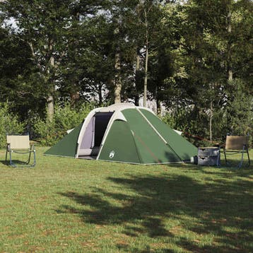vidaXL Tunnel tent met dak met opslag Groen 510 x 240 x 156, Verzenden, Nieuw