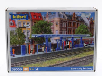 Schaal H0 Kibri 39556 Perron Salzberg Bouwpakket #5342, Hobby en Vrije tijd, Ophalen of Verzenden, Zo goed als nieuw, Brug, Tunnel of Gebouw