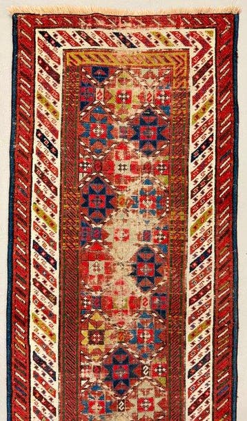 Kazak - Loper - 358 cm - 96 cm, Nieuw