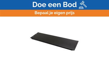 Bieden: Promeda 19 inch rack cover plate black - 49413-000-, Ophalen of Verzenden, Nieuw