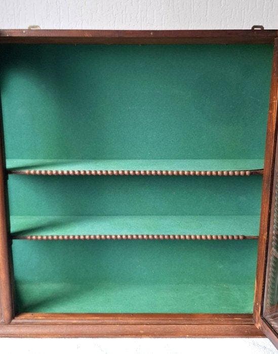 Vitrine - Chêne, Verre - H : 58 cm, Antiquités & Art, Antiquités | Autres Antiquités