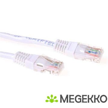ACT Witte 15 meter U/UTP CAT5E patchkabel met RJ45, Informatique & Logiciels, Verzenden
