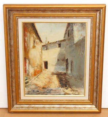 Alfonso Ortuño (1925-2011) - Tranquilidad en el barrio