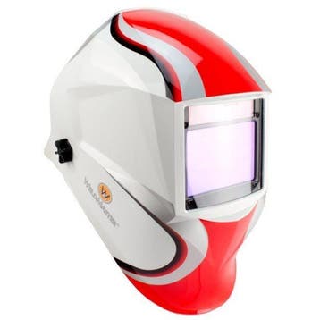 Automatische lashelm WeldMaster S9B Rood / Wit, Doe-het-zelf en Bouw, Ophalen of Verzenden, Nieuw