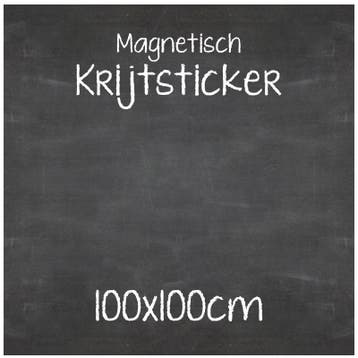 Magnetische Krijtsticker 100x100 cm, Verzenden, Nieuw