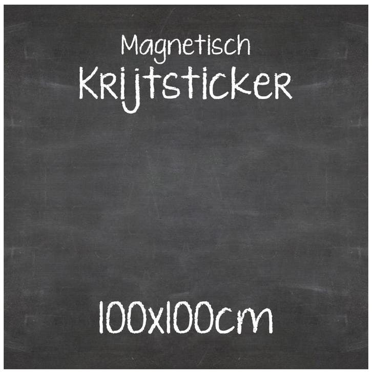 Magnetische Krijtsticker 100x100 cm, Huis en Inrichting, Woonaccessoires | Lijsten, Verzenden