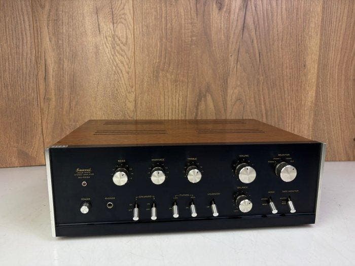 Sansui - AU-555A Solid state versterker, TV, Hi-fi & Vidéo, Radios