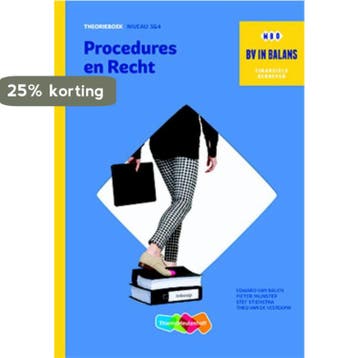 BV in Balans Basisboek Procedures en Recht 9789006640878, Verzenden, Edward van Balen