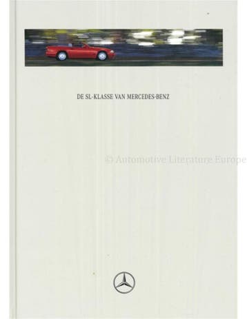 1997 MERCEDES BENZ SL HARDCOVER BROCHURE NEDERLANDS