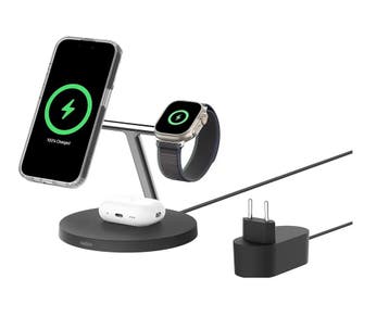 Belkin BoostCharge 3-in-1 Oplader met Qi2, oplaadstation..., Ophalen of Verzenden