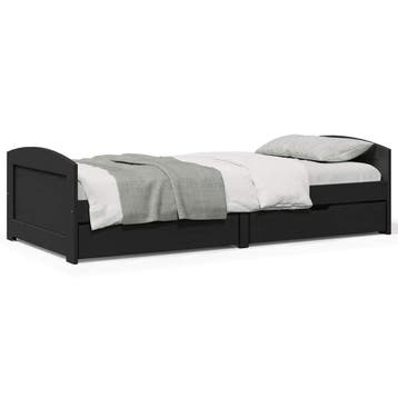 vidaXL Slaapbank met 2 lades zonder matras IRUN 90x200 cm, Huis en Inrichting, Verzenden, Nieuw