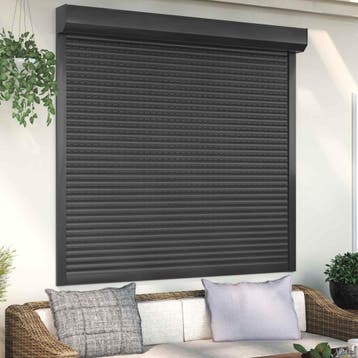 vidaXL Rolluik Antraciet 160 x 150 cm Aluminium en, Verzenden, Nieuw