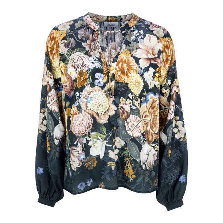 Princess goes Hollywood • zijden blouse bloem • 36, Vêtements | Femmes, Blouses & Tuniques, Envoi