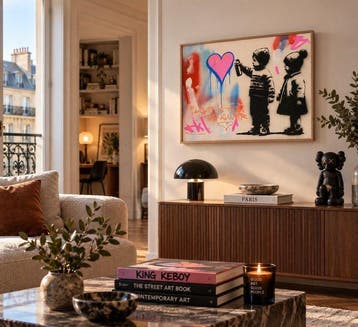 Golden Boy (2000) - LOVE IS THE ANSWER Original painting -