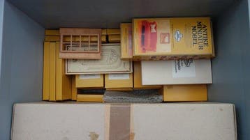 Mini Mundus - Poppenhuis Französische Flügeltür;, Antiek en Kunst
